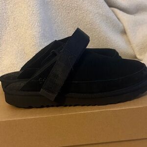 Suede Slip-On Sandals clogs